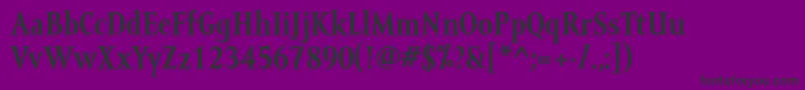 MramortextBold Font – Black Fonts on Purple Background