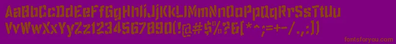 En savoir plus sur la police Sailingjunco Police Sailingjunco – polices brunes sur fond violet