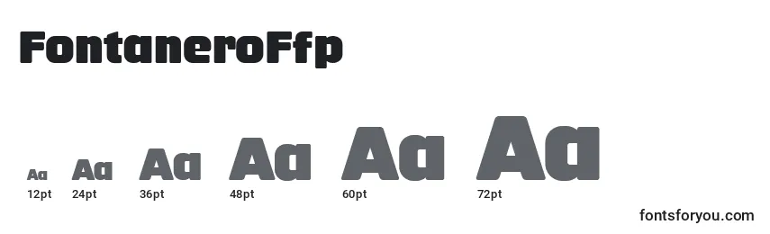 FontaneroFfp Font Sizes