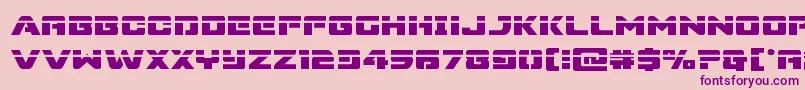 Supercommandolaser Font – Purple Fonts on Pink Background