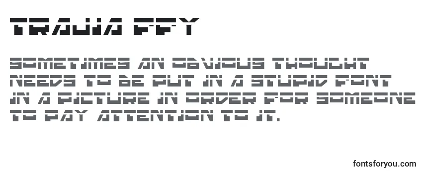 Обзор шрифта Trajia ffy