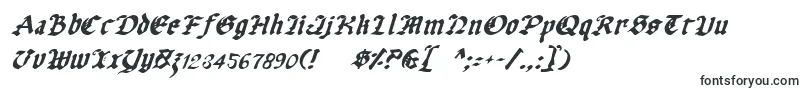UberhГ¶lmeItalic-Schriftart – Marken-Schriften