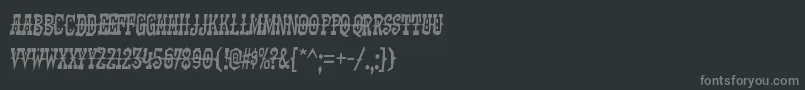 fuente KadonkRegular – Fuentes Grises Sobre Fondo Negro