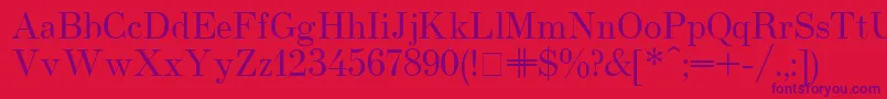 Подробнее о шрифте Usualnew Шрифт Usualnew – фиолетовые шрифты на красном фоне