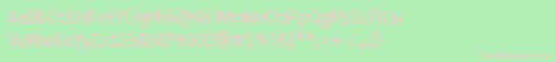 EveryLittleThingThatYouDoOrSay Font – Pink Fonts on Green Background