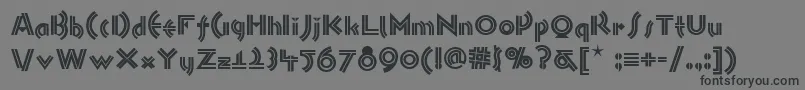 Monkeybusinessnf Font – Black Fonts on Gray Background