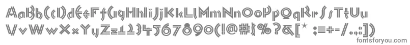 フォントMonkeybusinessnf – 白い背景に灰色の文字