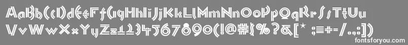 Monkeybusinessnf Font – White Fonts on Gray Background