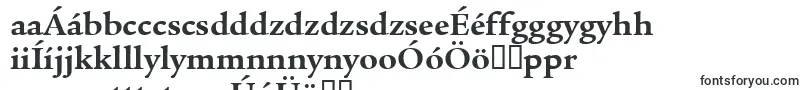 LegacySerifOsItcTtBold-Schriftart – ungarische Schriften