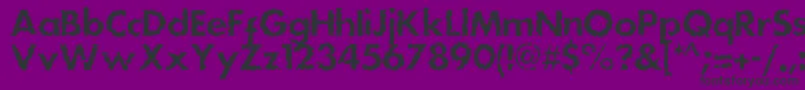 Dsstainc-Schriftart – Schwarze Schriften auf violettem Hintergrund