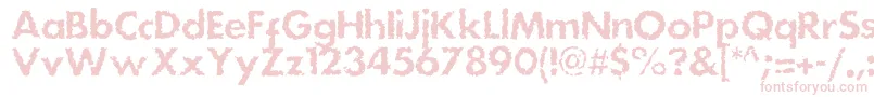 Dsstainc Font – Pink Fonts on White Background