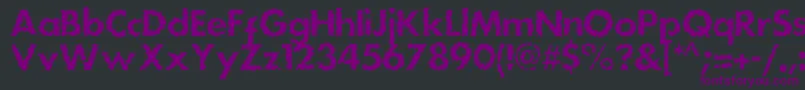 Dsstainc Font – Purple Fonts on Black Background