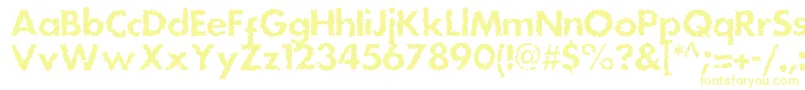 Dsstainc-Schriftart – Gelbe Schriften