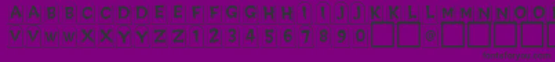 Creepygraves Font – Black Fonts on Purple Background