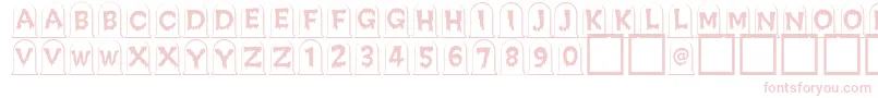 Creepygraves Font – Pink Fonts on White Background