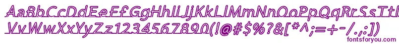 FortrackItalic Font – Purple Fonts