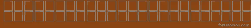 Шрифт AlKharashi5 – серые шрифты на коричневом фоне