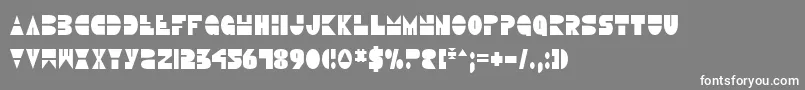 DiscoDuckCondensed Font – White Fonts on Gray Background