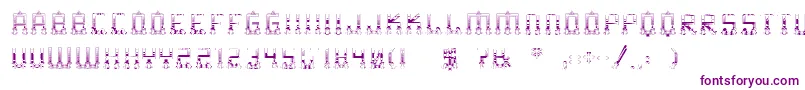 MsValparaiso Font – Purple Fonts on White Background