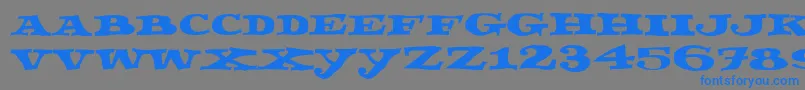 More about Fettecke Font Fettecke Font – Blue Fonts on Gray Background