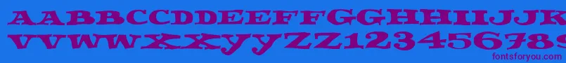More about Fettecke Font Fettecke Font – Purple Fonts on Blue Background