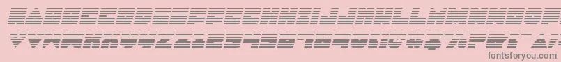 LoboTommyGradientItalic Font – Gray Fonts on Pink Background