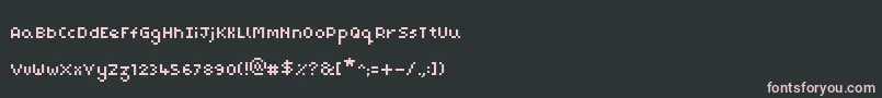 PixelMaz Font – Pink Fonts on Black Background