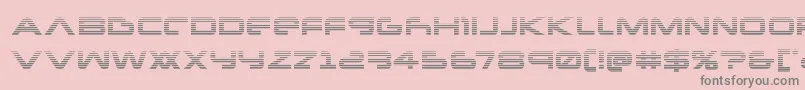 Newmarsscan Font – Gray Fonts on Pink Background