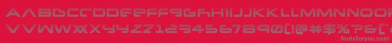 Newmarsscan Font – Gray Fonts on Red Background
