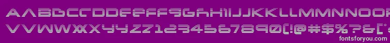 Newmarsscan Font – Green Fonts on Purple Background