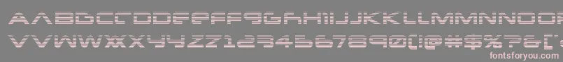 Newmarsscan Font – Pink Fonts on Gray Background