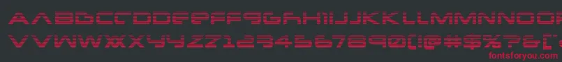 Newmarsscan Font – Red Fonts on Black Background