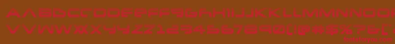 Newmarsscan Font – Red Fonts on Brown Background