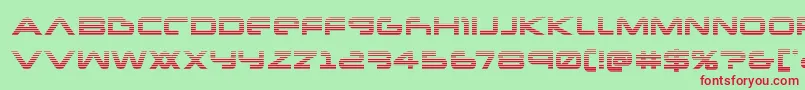 Newmarsscan Font – Red Fonts on Green Background