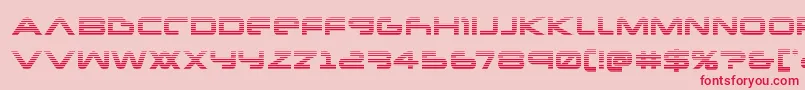 Newmarsscan Font – Red Fonts on Pink Background