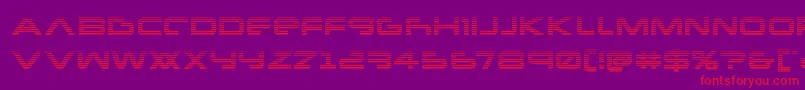 Newmarsscan Font – Red Fonts on Purple Background