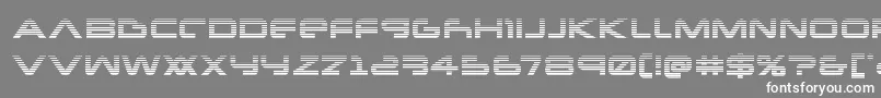 Newmarsscan Font – White Fonts on Gray Background