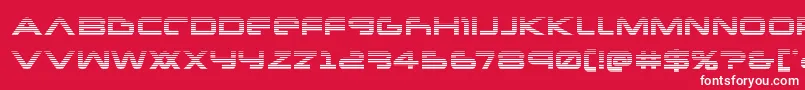 Newmarsscan Font – White Fonts on Red Background