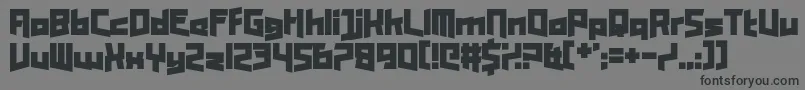 EnterTheHarbinger Font – Black Fonts on Gray Background