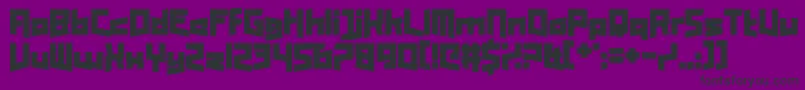 EnterTheHarbinger Font – Black Fonts on Purple Background