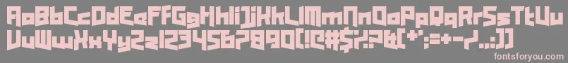 EnterTheHarbinger Font – Pink Fonts on Gray Background