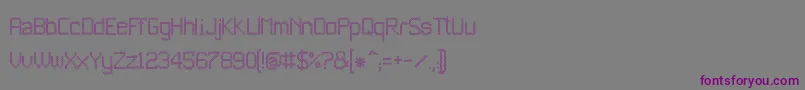 JdEstrellas Font – Purple Fonts on Gray Background