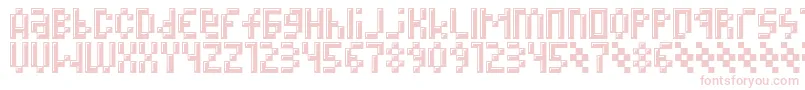 Megz Font – Pink Fonts on White Background