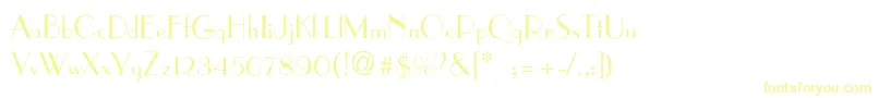 ParisianThin Font – Yellow Fonts