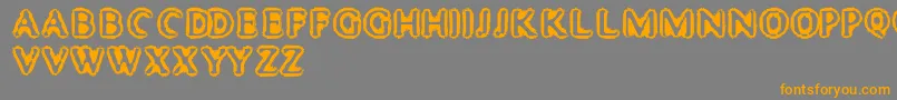 MisterHaddaris Font – Orange Fonts on Gray Background