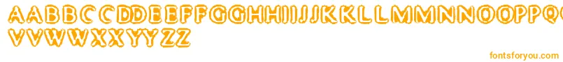 MisterHaddaris Font – Orange Fonts on White Background