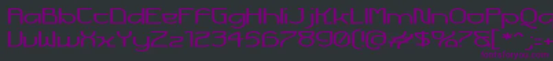 FuturexVoyager Font – Purple Fonts on Black Background