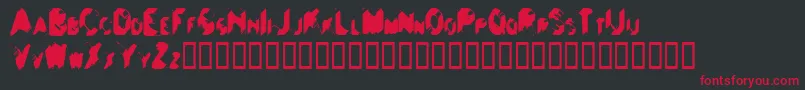 BallsToTheWall Font – Red Fonts on Black Background