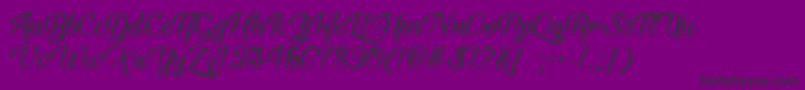 Weitere Informationen zur YouthAndBeautyTtf-Schriftart YouthAndBeautyTtf-Schriftart – Schwarze Schriften auf violettem Hintergrund