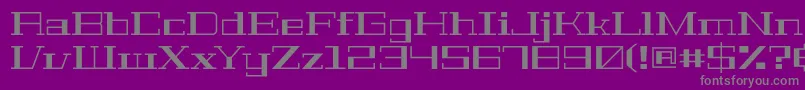 GeostarfillRegular Font – Gray Fonts on Purple Background